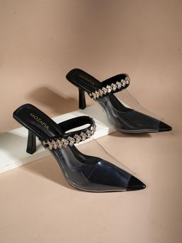 MOZAFIA - Women Stiletto Heels - Black