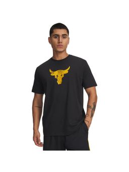Under Armour - Men's Project Rock Payoff Graphic Half Sleeve T-shirt-Black