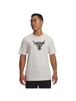 Under Armour - Men's Project Rock Payoff Graphic Half Sleeve T-shirt-White