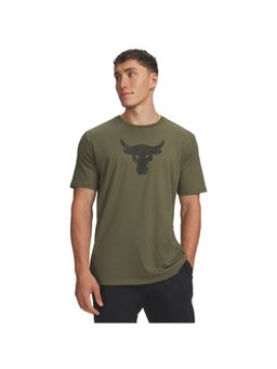 Under Armour - Men's Project Rock Payoff Graphic Half Sleeve T-shirt-Olive