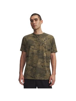 Under Armour - Men's Project Rock Printed Half Sleeve T-shirt-Green