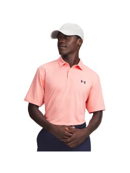 Under Armour - Men's Matchplay Polo T-shirt-Pink