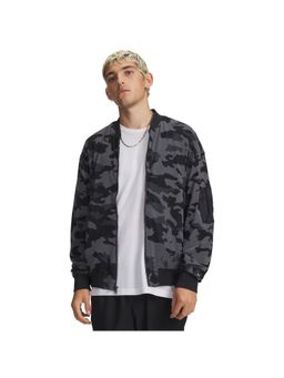 Under Armour - Men's Sport Utility Mesh Bomber Jacket-Black