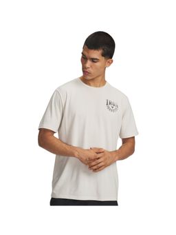 Under Armour - Men's Project Rock Iron Paradise Half Sleeve T-shirt-White