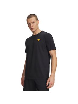 Under Armour - Men's Project Rock Rents Due Half Sleeve T-shirt-Black