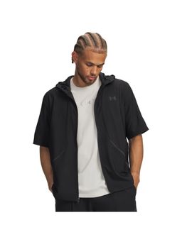 Under Armour - Men's Unstoppable Woven Half Sleeve Jacket-Black