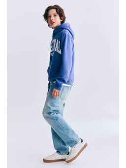 H&M - Boys Blue Relaxed Fit Straight Leg Jeans