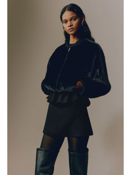 H&M - Women Black Wrap Skort