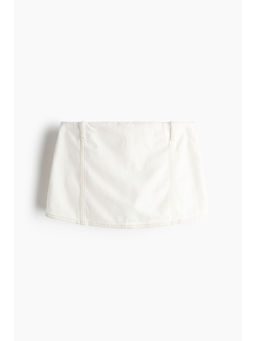 H&M - Women White Denim Skort