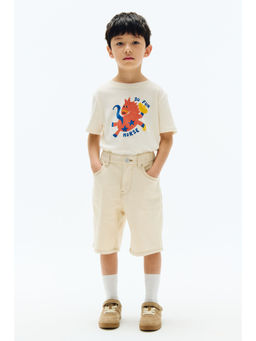 H&M - Boys White Printed T-Shirt