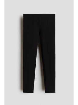 H&M - Girls Black Cotton Leggings