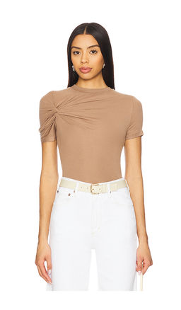 AGOLDE - Lissa Layering Rib Tee