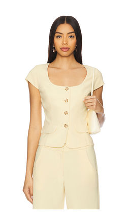 Amanda Uprichard - Short Sleeve Kya Top