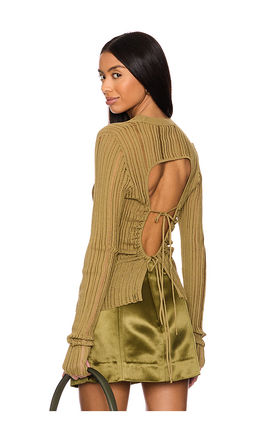 Des Phemmes - Rib Long Sleeve Shirt