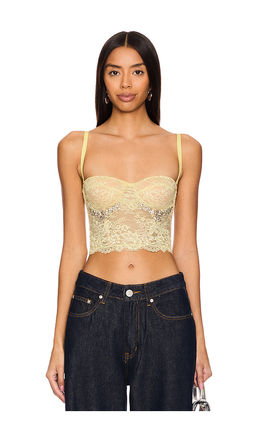 Des Phemmes - Lace Bustier Top