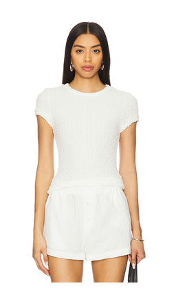 Enza Costa - Puckered Cap Sleeve