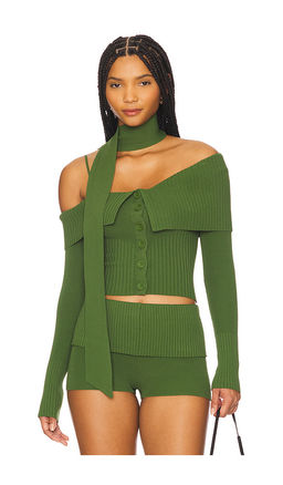 House of Sunny - One Love One Shoulder Sweater