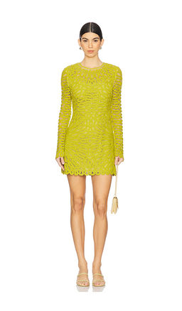 SIMKHAI - Mccall Long Sleeve Mini Dress