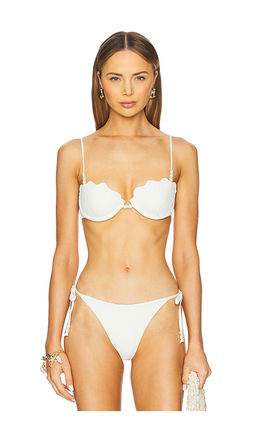 L SPACE - Sunrise Seashell Bikini Top