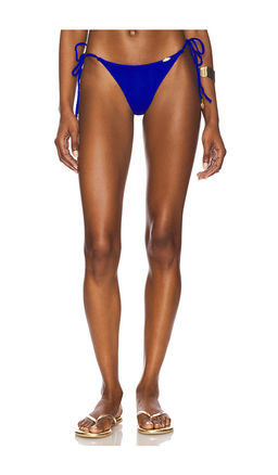 Luli Fama - Seamless Wavy Ruched Back Brazilian Tie Side Bottom