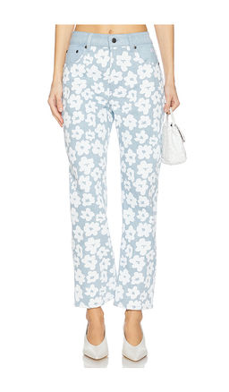 MSGM - Flower Print Wide Leg