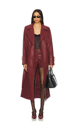SNDYS - x REVOLVE Tyra Faux Leather Trenchcoat