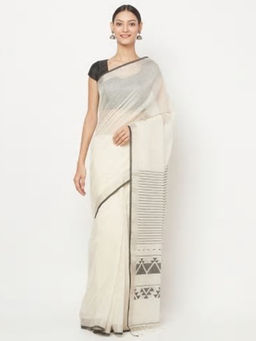 Fabindia - Cotton Silk Jacquard Woven Sari