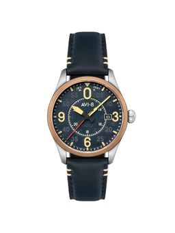 AVI-8 - Smith Analog Navy Blue Round Dial Mens Watch - Av-4090-05