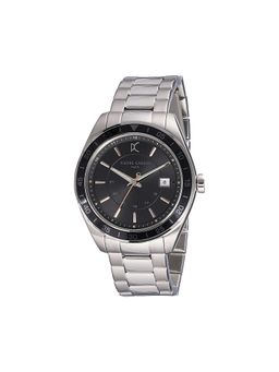Pierre Cardin - Nation Verre Stainless Steel Moonless Bezel Moonless Night Watch for Men - Cf-1003-Ms