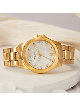 Pierre Cardin - Observatoire Eclat Gold White Mop Watch for Women - Cf-1009-Mg-1
