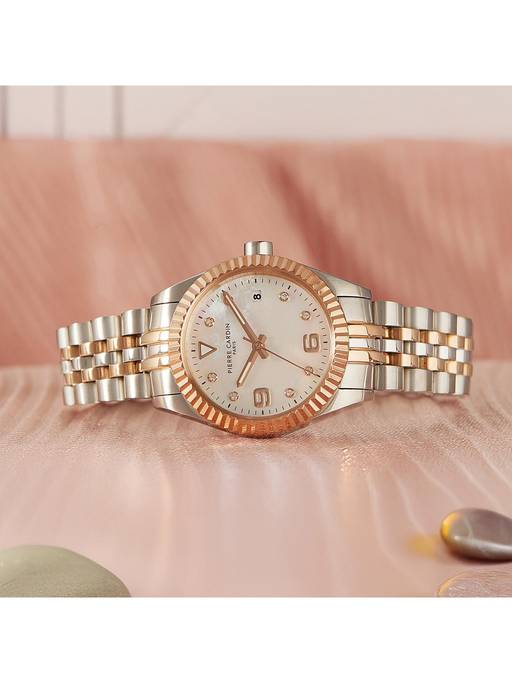 Pierre Cardin MOP Women\'s watch Pierre Cardin 28mm Tank Square Stainless MOP Arabic#Dial  main image 2