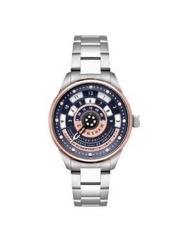 Earnshaw - Staunton Chess Automatic Blue Round Dail Mens Watch - Es-8282-Aa