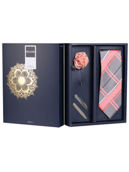 PELUCHE - 3 Pieces Gift Box Formal Grey & Peach