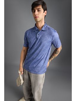 FREAKINS - Whiskers Print Polo T-Shirt