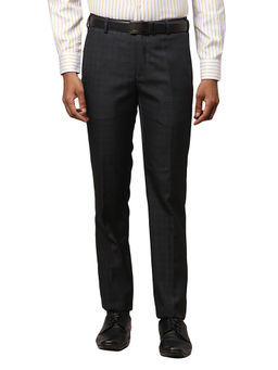 Raymond - Checks Black Trousers