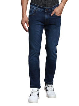 Parx - Solid-Plain Blue Jeans