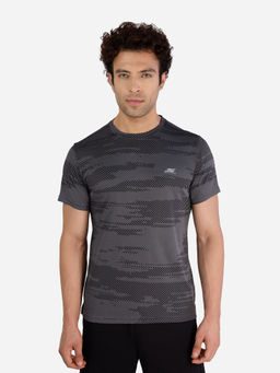 SKECHERS - Grey Ss Jacquard T-Shirt