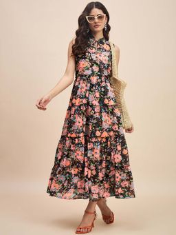 BRINNS - Multi-Color Printed Flared Dress