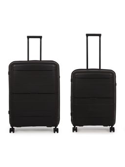 it luggage - Momentous Black Set of 2 28-24 Inches Expandable Hardsided TSA Luggage Trolley