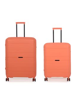 it luggage - Momentous Coral Set of 2 28-24 Inches Expandable Hardsided TSA Luggage Trolley