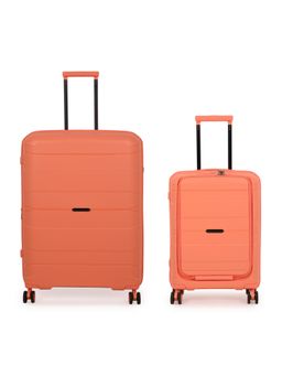 it luggage - Momentous Coral Set of 2 28-20 Inches Expandable Hardsided TSA Luggage Trolley