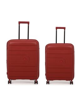it luggage - Eco Tough Red Set of 2 24-20 Inches Expandable Hardsided TSA Luggage Trolley