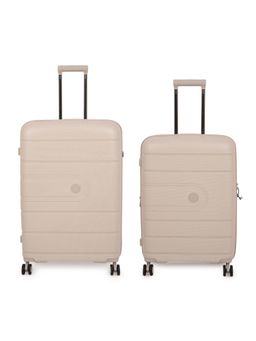 it luggage - Eco Tough Beige Set of 2 28-24 Inches Expandable Hardsided TSA Luggage Trolley