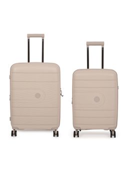 it luggage - Eco Tough Beige Set of 2 24-20 Inches Expandable Hardsided TSA Luggage Trolley