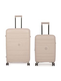 it luggage - Eco Tough Beige Set of 2 28-20 Inches Expandable Hardsided TSA Luggage Trolley