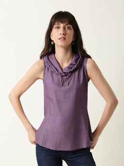 RAREISM - Lavender Printed Top