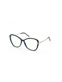 Tom Ford Eyewear - FT5769-B56001 Blue Block Butterfly Eye Frames for Women (56)