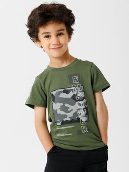 Kate & Oscar - Boys T-Shirts - Olive