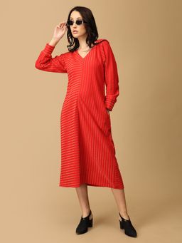 The Mom Store - Scarlet Spark Maternity and Nursing Winter Dress
