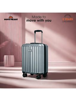 MOVE-MEANT - Ramify Luggage Silver Trolley Bag